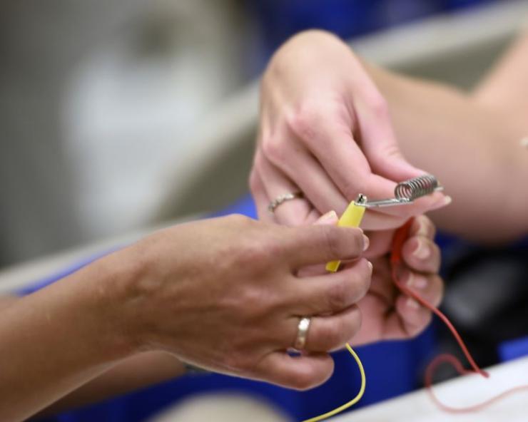 Teachers in the summer institute learn new techniques designed to help students thrive in the classroom.