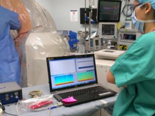 The team can record intraoperative LFPs at the same time as traditional single unit recordings to optimize electrode placement and study brain function.