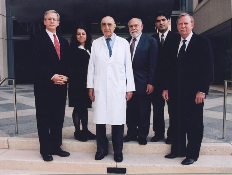 Winners of the 2001 Michael E. DeBakey, M.D., Excellence in Research Awards.