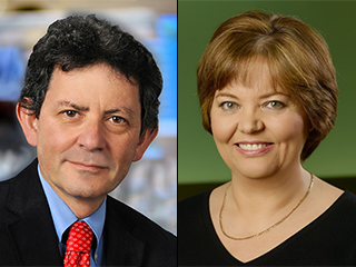 Dr. Helen Heslop, director of the Center for Cell and Gene Therapy, and Dr. Malcolm Brenner, founding director of the Center for Cell and Gene Therapy.