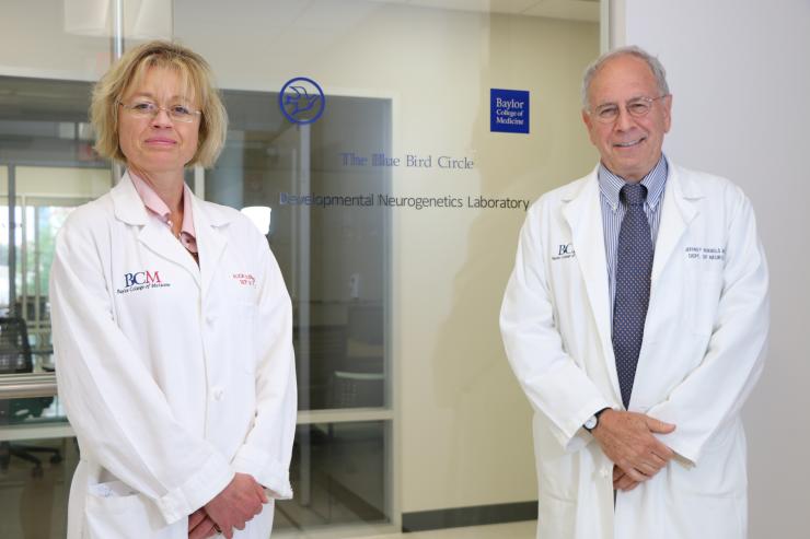 Dr. Alica Goldman, associate professor of neurology and neurophysiology and Dr. Jeffrey L. Noebels, professor and director of the Blue Bird Circle Developmental Neurogenetics Laboratory at Baylor College of Medicine.