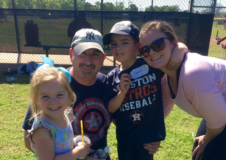 Shannon with family, from TCH blog story. Permission to use.