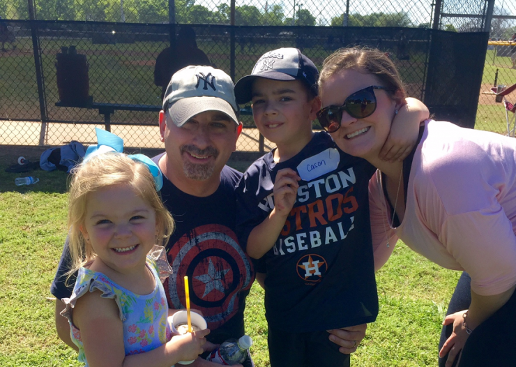 Shannon with family, from TCH blog story. Permission to use.