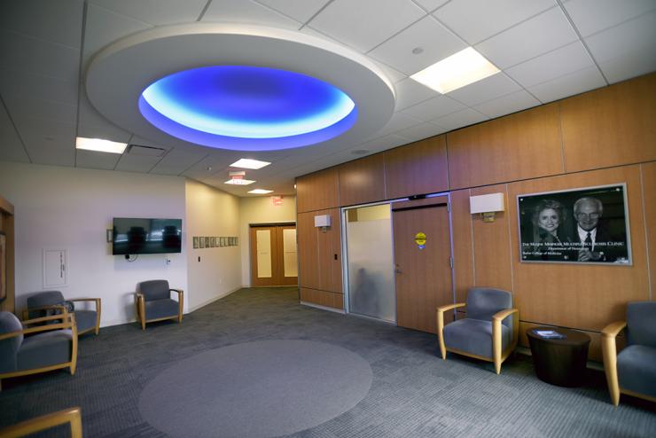 Waiting area of the Maxine Mesinger Multiple Sclerosis Clinic