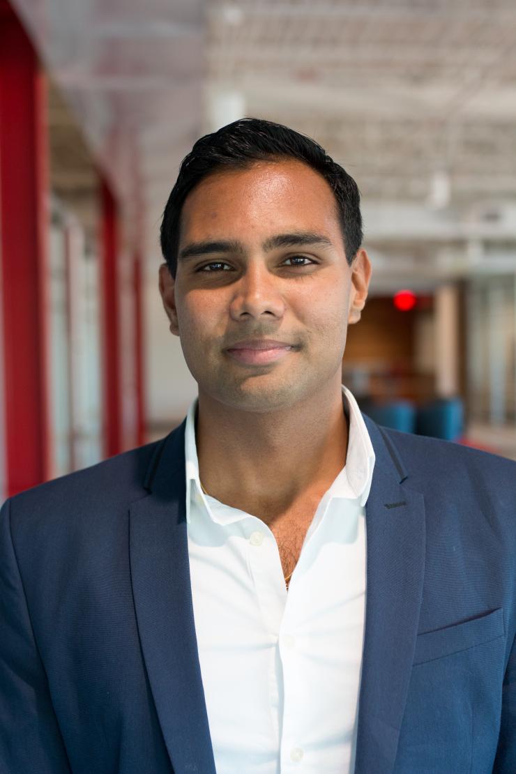 Graduate student Raghav Ramabadran