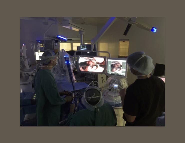 Dr. Vlad Sandulache, Otolaryngologist is doing robot surgery best BCM Houston Texas Medical Center