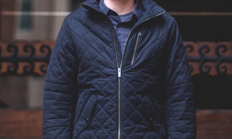 A person bundled up for cold weather.