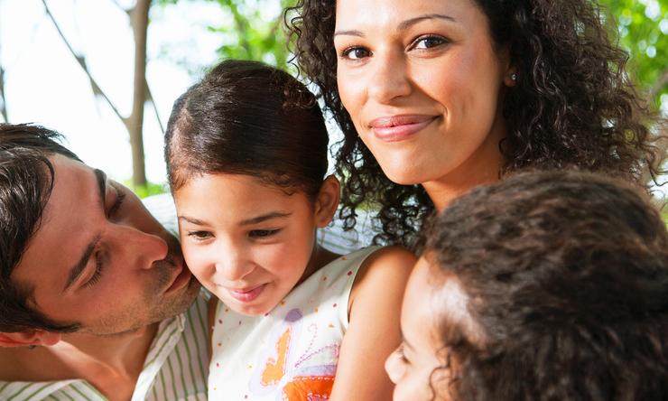 Family of four, son with autism, for SPARK research recruitment