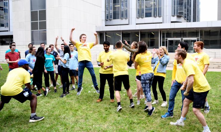 Students competing in QuadLympics 2019