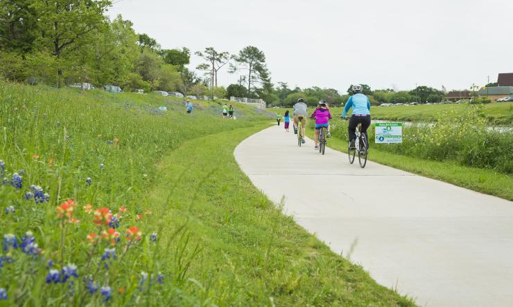 Biking in Houston
