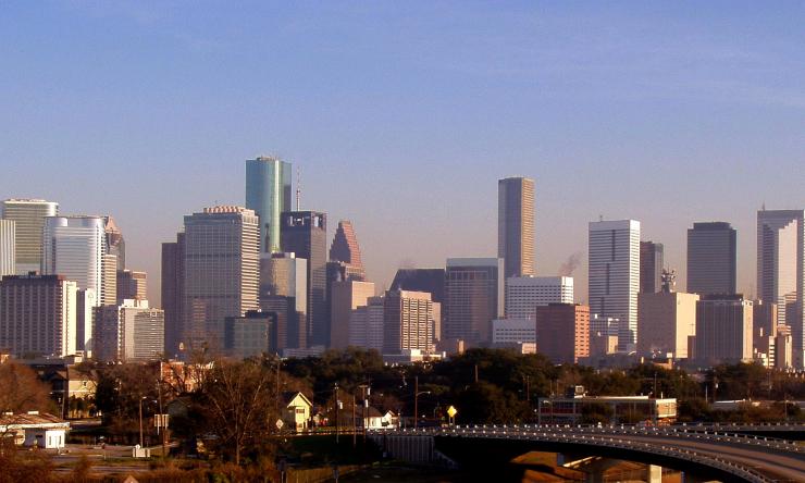 The Houston skyline