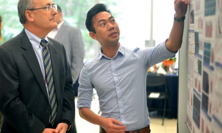 Darrion Nguyen at 2019 BCM McNair Medical Institute Research Symposium