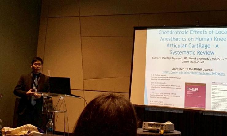 Peter Yeh, M.D. presenting