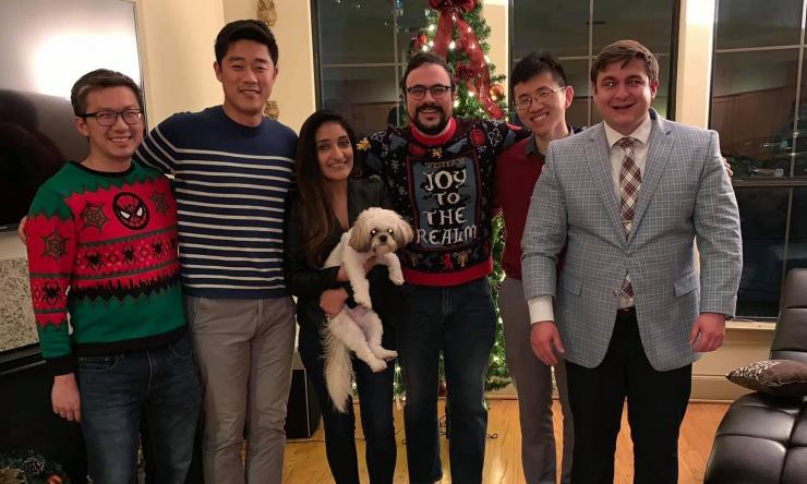 Radiation Oncology resident Christmas party