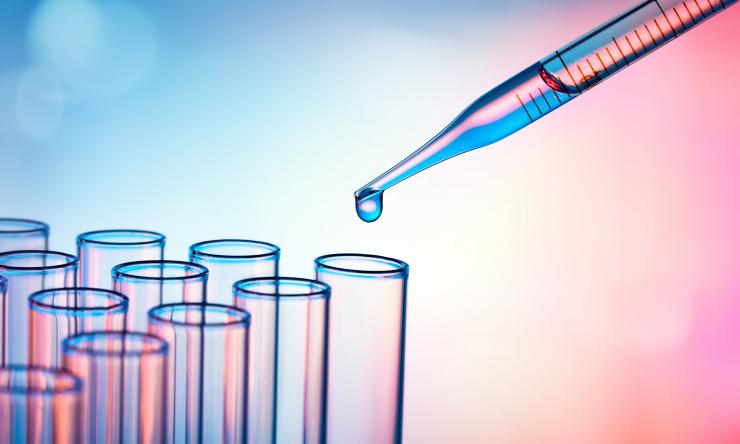 Dropper with test tubes