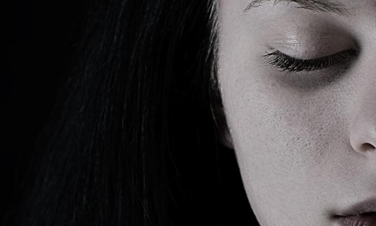 Close up of woman's skin