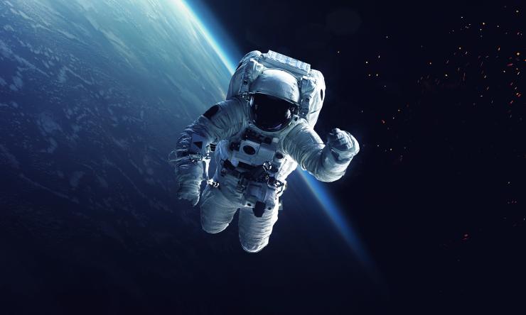 Astronaut in space