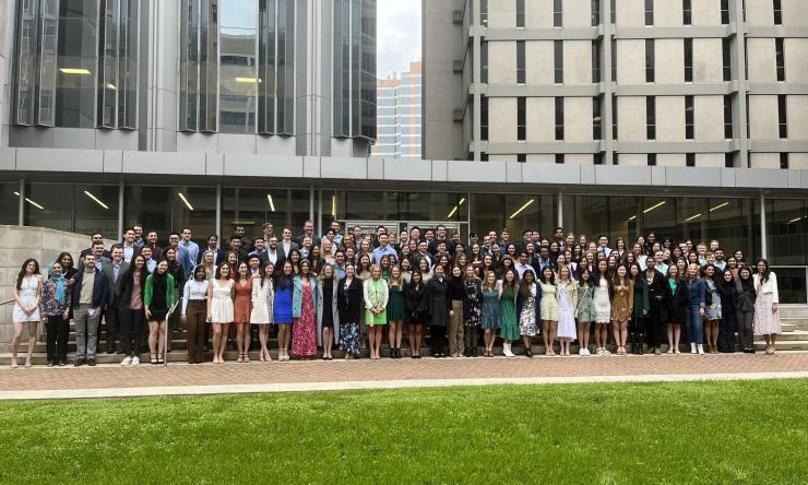 Group photo of students celebrating Match Day 2023