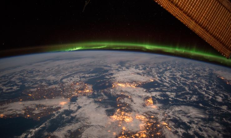 Ireland and the United Kingdom as seen from space. 