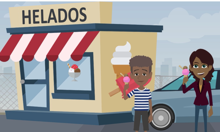 conseguir un cono de helado