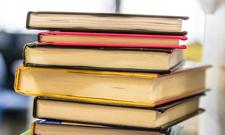 stack of books