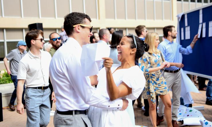 Fourth year students find out where they will go for residency on Match Day