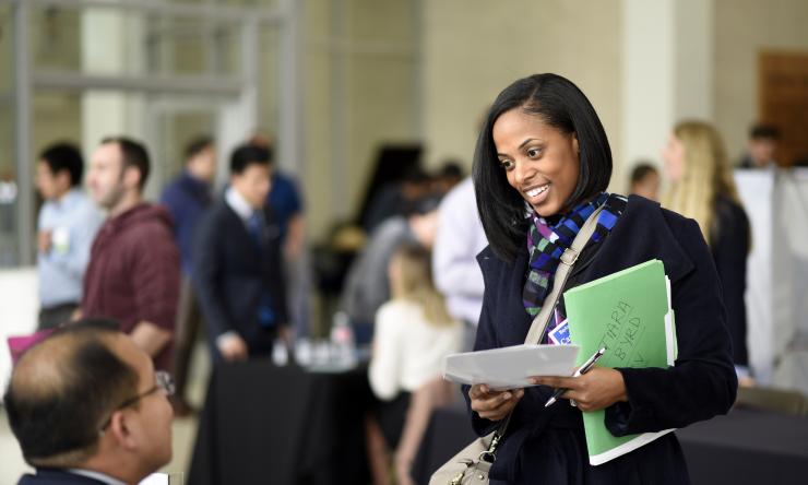 Networking at 2017 Career Development Symposium
