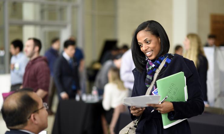 Networking at 2017 Career Development Symposium