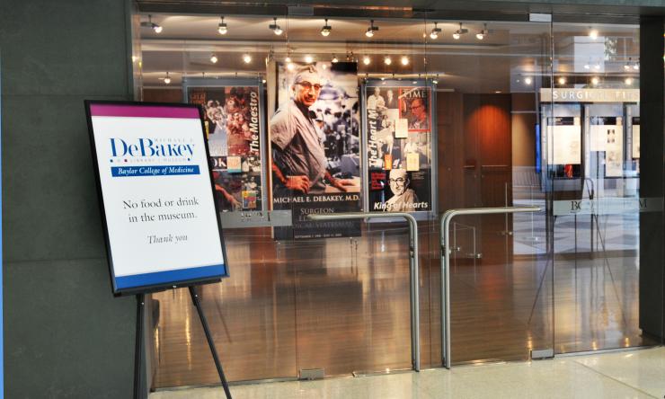 The Michael E. DeBakey Library and Museum at Baylor College of Medicine.