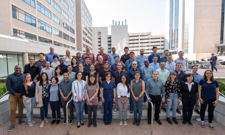 CDD Team as of July 2019. The team members from a diverse set of backgrounds work together toward novel therapeutics. View a full list of member research labs.