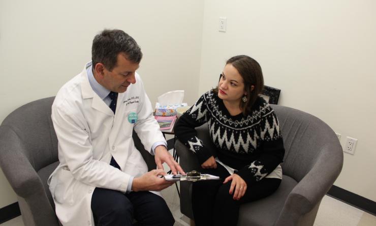 Breast cancer patient-doctor consultation