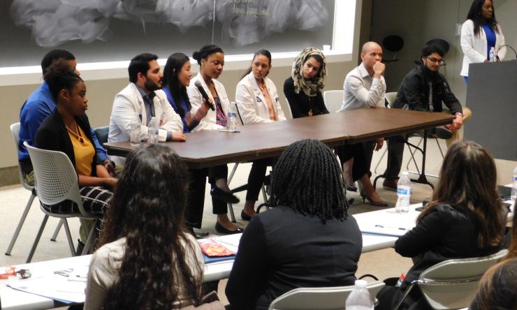 Students from different Baylor programs speak about their experience at the Annual Diversity Admissions Symposia.