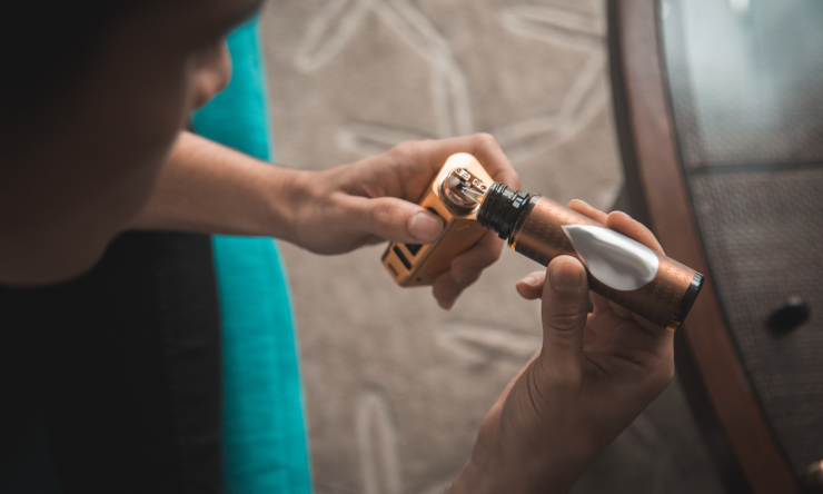 A study led by researchers at Baylor College of Medicine raises health concerns about the use of electronic cigarettes.