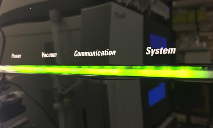 A sentence that describes the image or highlight something about the lab research.