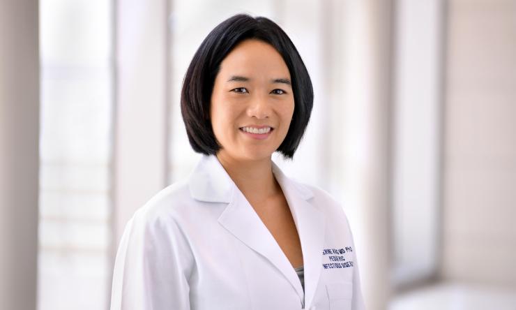 Dr. Katherine King, associate professor of pediatrics-infectious disease.