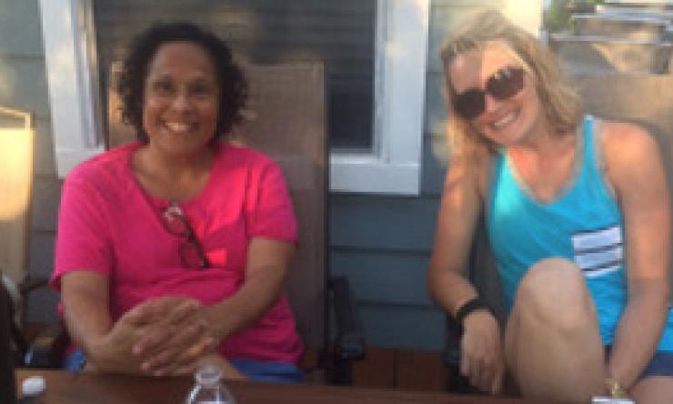 Patricia Guerra, left, found the Smith Breast Center same-day workup helped relieve anxiety with her diagnosis.