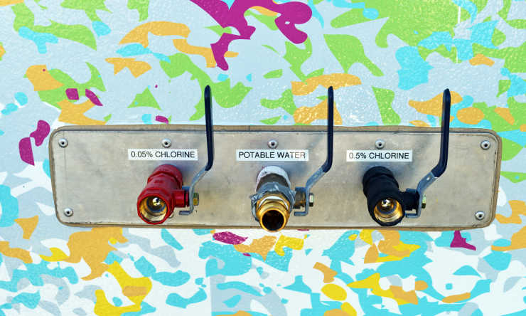 Smart Pod Water hookups.