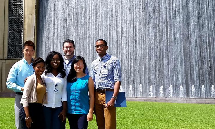 Family Medicine Residents at the Waterwall-2018