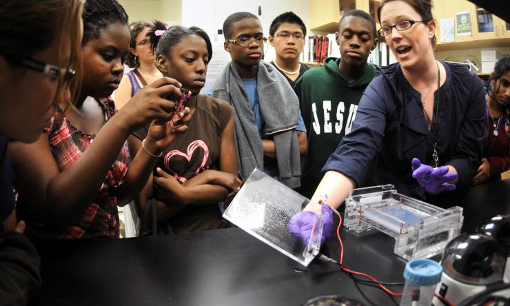 Saturday Morning Science students